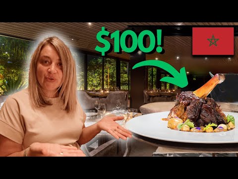 $100 Luxury Dinner in Marrakech Morocco ๐ฒ๐ฆ (I was SHOCKED!)