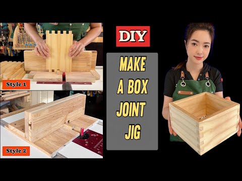 2 Types Of Box Joint Jigs For The Router Table | Easy Box Joint Jig