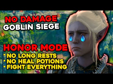 Goblin Horde Siege - Grove Battle, No Damage, No Barrels - Baldur's Gate 3