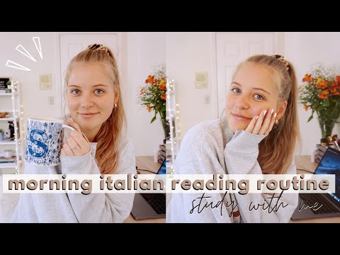 How I Learn Italian by Reading 🇮🇹 | Morning Language Learning Routine