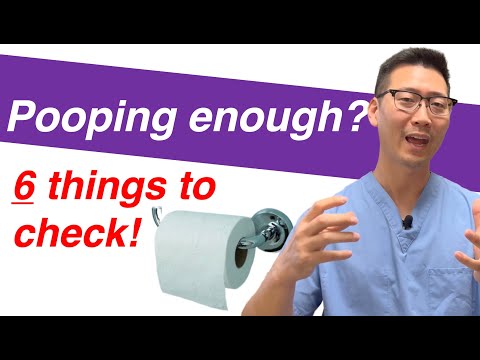 6 ways doctors know you are POOPing enough. | Dr. Chung explains.