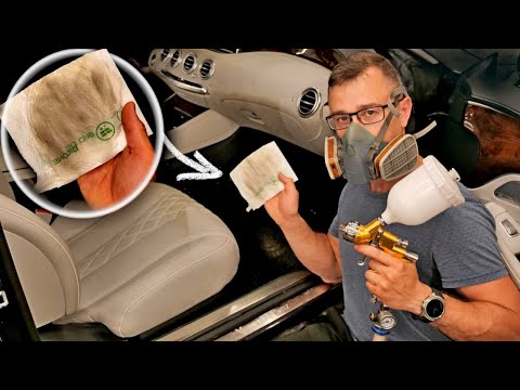 How to professionally clean leather yourself. Preparing for painting.