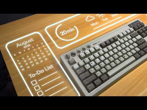 I Turned My Desk Into a SMART Display