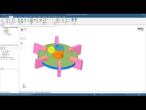 How to move geometry at required axis and origin in ANSYS SpaceClaim
