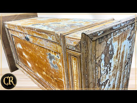 Magical restoration of an old chest of drawers