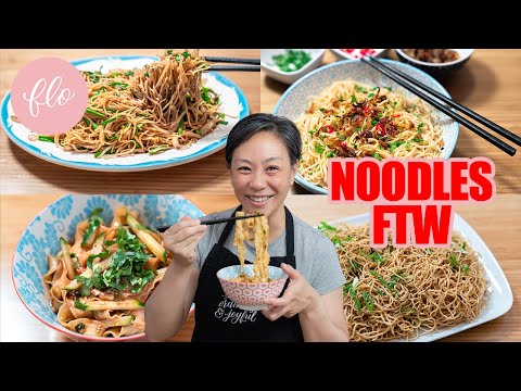 These 4 Noodles are Awesome sides or main Dishes