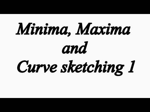 Minima, Maxima and Curve Sketching - Application of Differentiation #applicationofdifferentiation