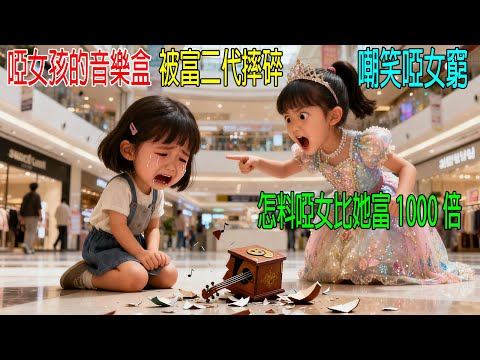 啞女孩的音樂盒，被富二代摔碎，嘲笑啞女窮，怎料啞女比她富1000倍！