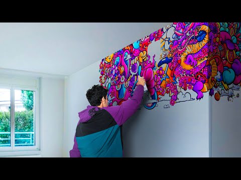 Spray Painting my Room While my Parents are Away!