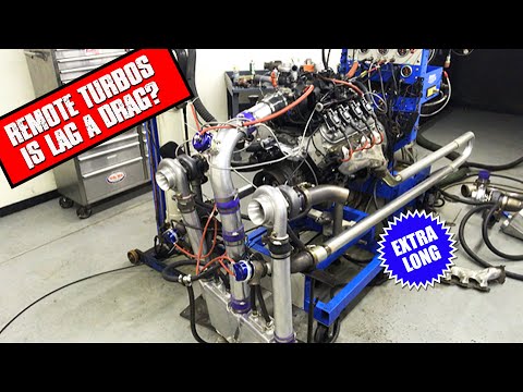 REMOTE MOUNT TWIN TURBO TEST-MEGA LAGGY LS?