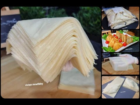 الوصفة رقم 6 لتحضيرات رمضان⭐️🌙عجينة السمبوسك المورقة(السمبوسه)ومع طريقة تفريزهاواقتصاديةوالطعم خياال