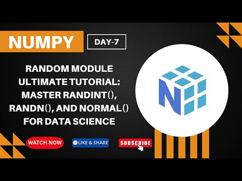 Random Module ULTIMATE Tutorial: Master randint(), randn(), and normal() for Data Science