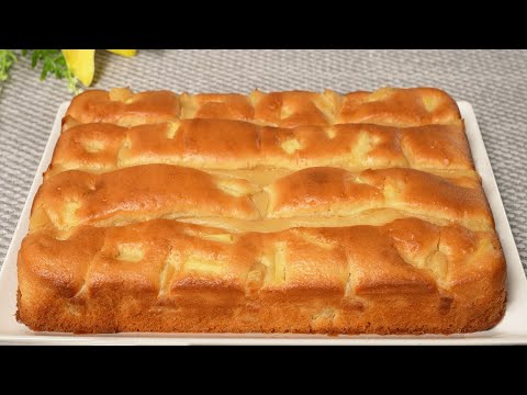 Kuchen in 5 Minute! Der berühmte deutsche Apfelkuchen, der in ihrem Mund schmilzt! Einfach und lecke