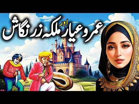 Umro Ayar Aur Malka Zarnigash | Umro Ki Kahani | Urdu Hindi Moral Story
