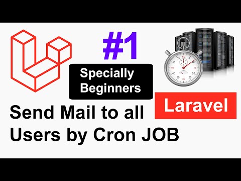 Send Mail to all users by CRON Job in Laravel CRON Job Lectures #1