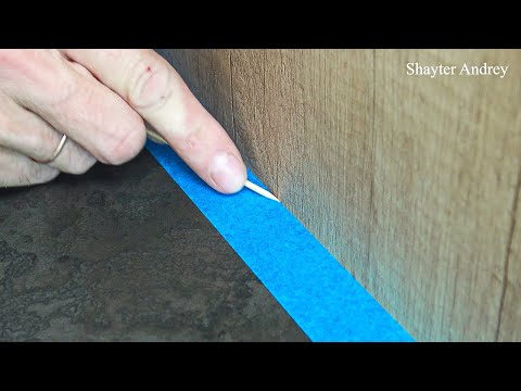 How to apply masking tape quickly and evenly!