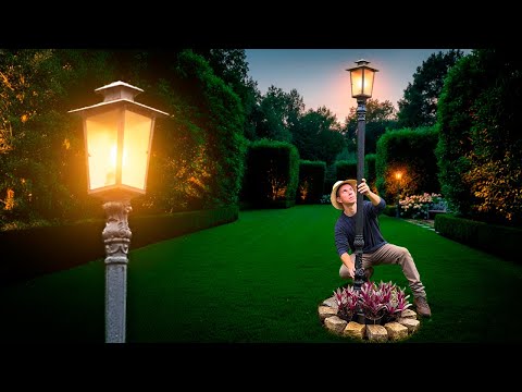 Garden lamppost: Decorate your Backyard with this Beautiful idea!🌿