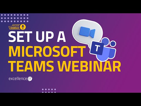 How to Set Up a Microsoft Teams Webinar - Video Walkthrough