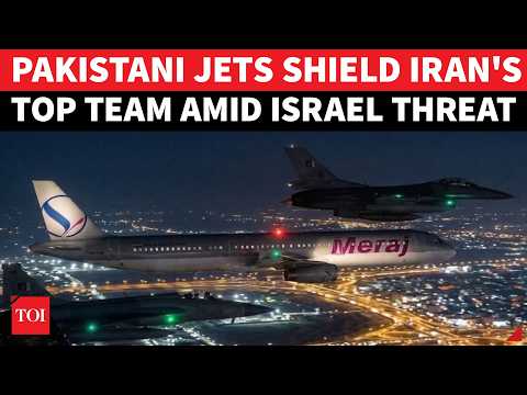DRAMATIC ARRIVAL: Iran Officials Reach Talks Under Heavy Pak Air Force Escort Amid Israel Threat