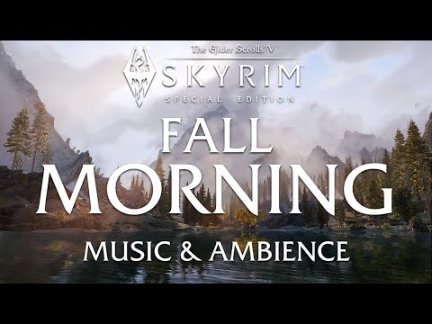 Charming Autumn Morning in Skyrim | Calm, Relaxing Music and Ambience