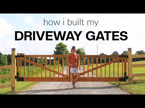 How & Why I Built My Own Driveway Gates | AND SAVED $$$