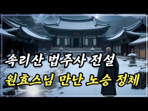 속리산 법주사 전설ㅣ원효스님이 만난 신비한 노승의 정ㅣ자면서 듣는 불교이야기ㅣ불교소설