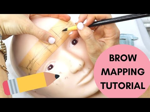 BROW MAPPING Tricks for Microblading Artists (Brow Mapping Tutorial using STRING METHOD)