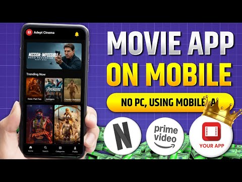 Build a Movie App on Mobile with AI (no pc, no code)