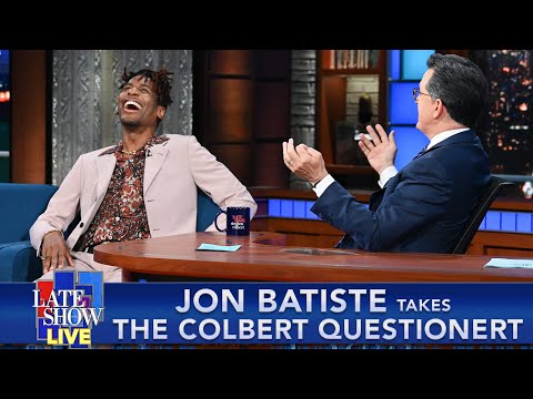 Jon Batiste Takes The Colbert Questionert