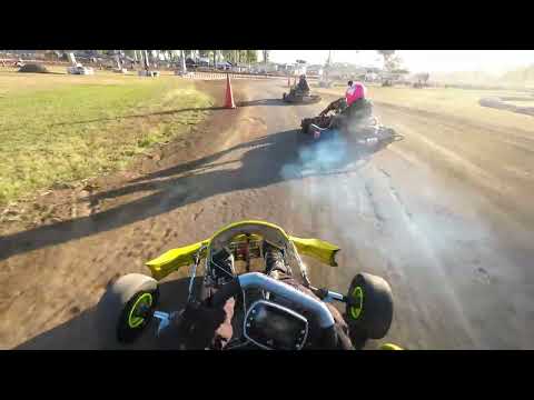 Round 1 Race 2 Ipswich dirt karts finished 5th