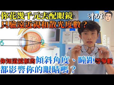 你花幾千元去配眼鏡只驗遠近視和散光度數？你知道鏡框的傾斜角度、瞳距等等參數，都影響你的眼睛嗎？｜沖出黎遊