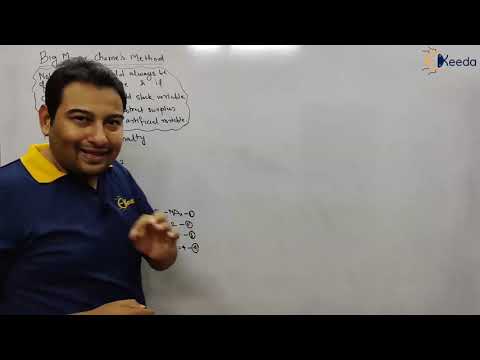 Big M Method Problem 1 - Linear Programming Problems (LPP) - Engineering Mathematics - 4