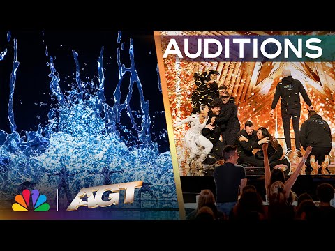 Simon Cowell Gives a GOLDEN BUZZER to Light Wire: The Most STUNNING Act! | Auditions | AGT 2025