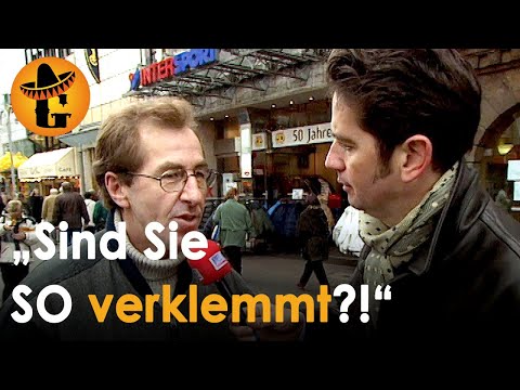 Comedy-Straßenumfrage: Reporter vergisst Fragen und wird fast verprügelt! | Freitag Nacht News
