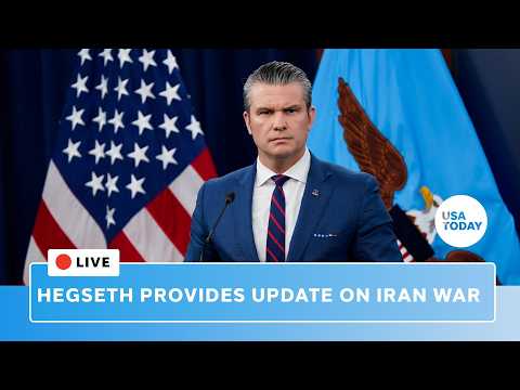 Live: Hegseth holds press conference on Iran war ahead of Trump's deadline to open Strait of Hormuz
