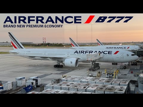 PREMIUM ECONOMY 🇺🇸 (JFK) New York - Paris (CDG)🇫🇷 Air France Boeing 777-300ER [FULL FLIGHT REPORT]