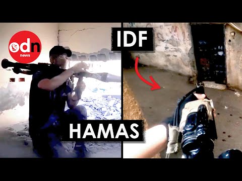 Intense Combat Footage Shows IDF Battling Hamas in Gaza