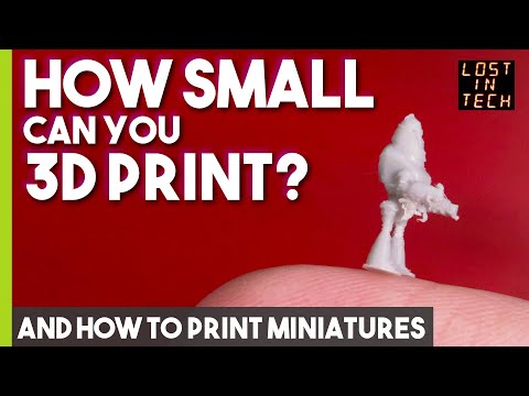 You can 3D Print much SMALLER than you think.