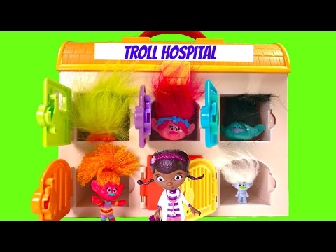 Trolls Poppy Branch Guy Diamond in the Hospital