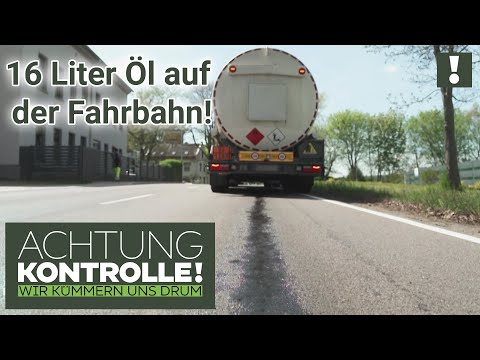 200 Meter RUTSCHBAHN! 250.000€ Ölspurmaschine im Einsatz!  | Achtung Kontrolle