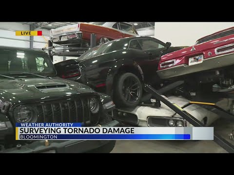 NWS surveys severe tornado damage in Monroe County