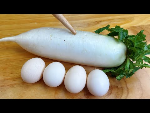 Radish and Eggs are a Perfect Match—More Nourishing than Medicine, Silky and Juicy, Never Gets Borin