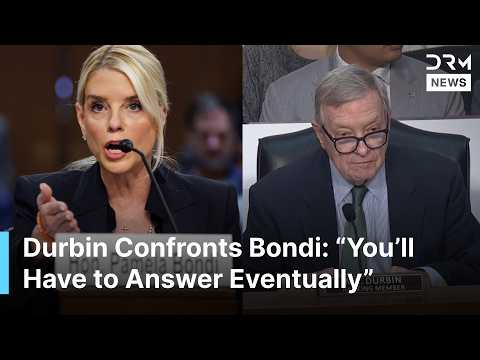 “You’ll Have to Answer”: Sen. Durbin Blasts AG Pam Bondi on National Guard and Ethics Scandal | AC1G