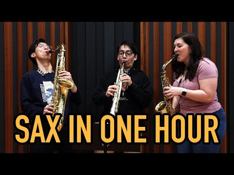 We Try Learning Saxophone in 1 Hour