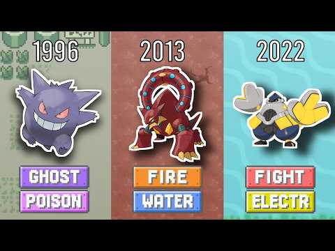 The Complete History of Pokémon Type Combos