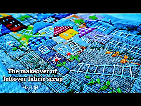 💎The makeover of leftover fabric scrap┃Idea of sewing project┃ Special gift #HandyMum