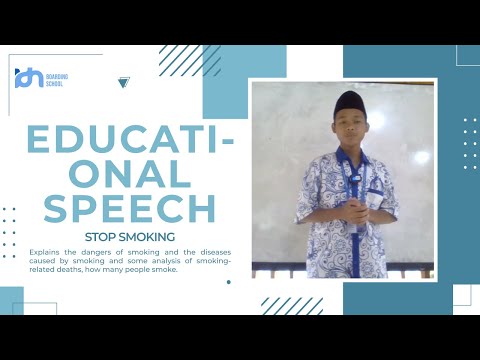 English Educational Speech | Stop Smoking