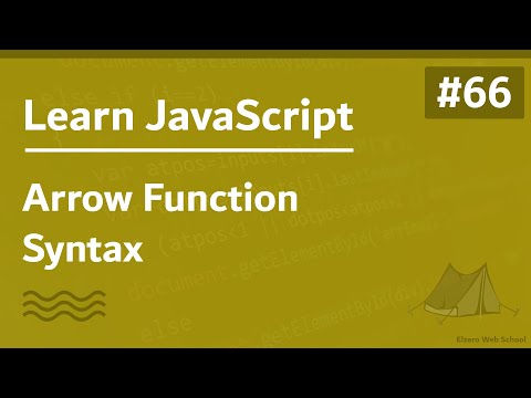 Learn JavaScript In Arabic 2021 - #066 - Arrow Function Syntax