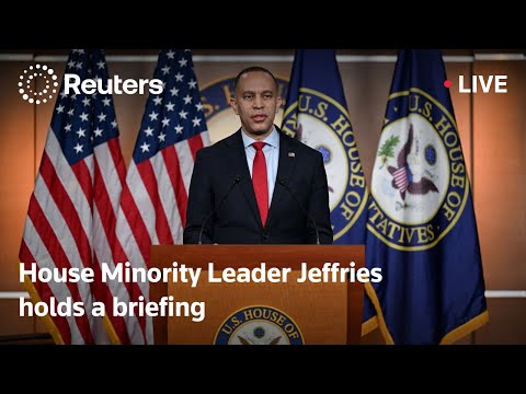 LIVE: House Minority Leader Jeffries holds a briefing