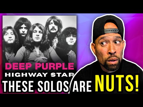 Rapper FIRST time REACTION to Deep Purple - Highway Star! These SOLOS are NUTS...